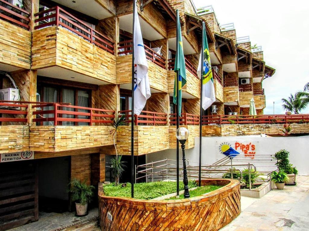 Pipas Bay - Flat Beira Mar Praia de Pipa Exterior foto